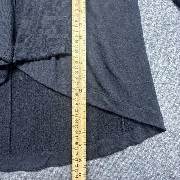 Athleta Black Open‎ Front Long Sleeve Cardigan Sweater Jacket Size S - Picture 5 of 7